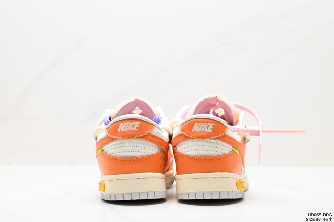 130 设计师独立品牌Off-White x Nike  SB Dunk Low”The 15/50扣篮系列低帮板鞋 CJ3643-100