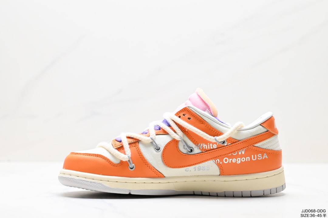 130 设计师独立品牌Off-White x Nike  SB Dunk Low”The 15/50扣篮系列低帮板鞋 CJ3643-100