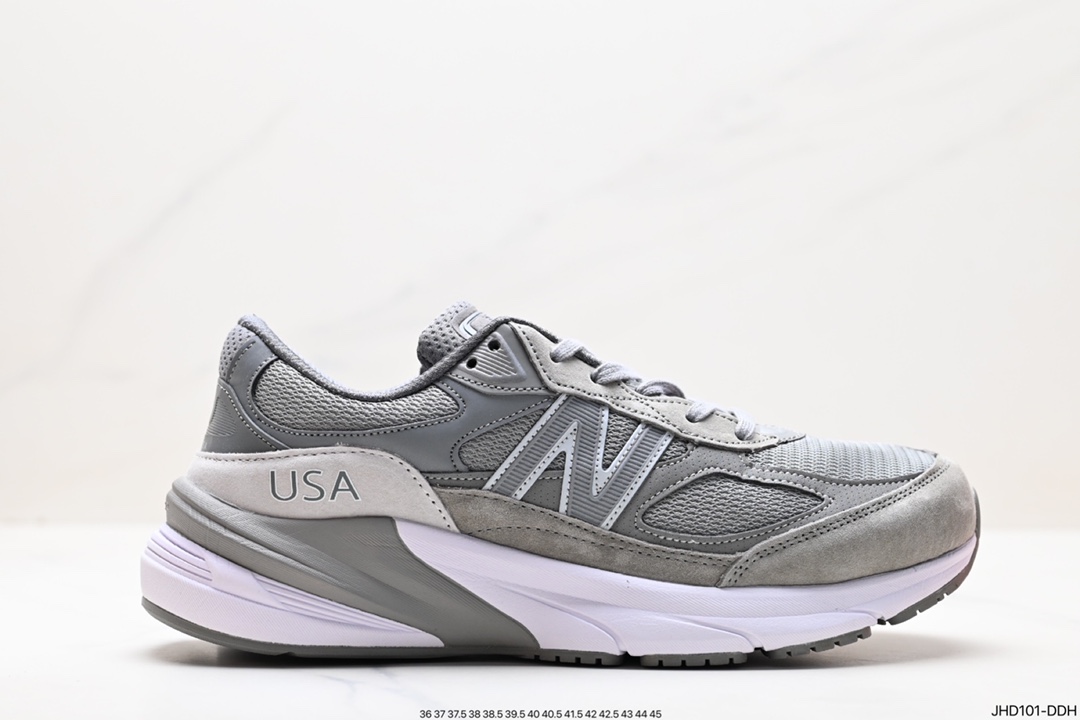 190 新配色 New Balance M990SS6 新百伦NB990V6 黑灰 第六代总统复古慢跑鞋 M990WT6