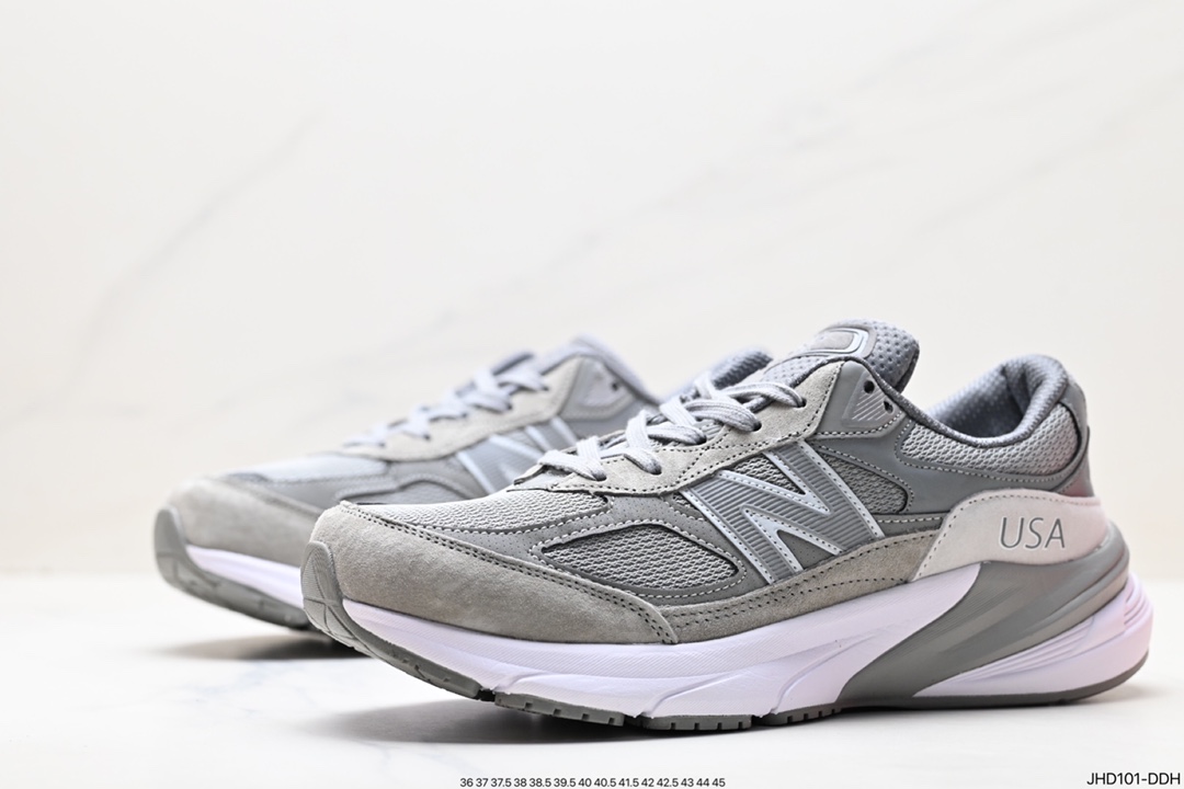 190 新配色 New Balance M990SS6 新百伦NB990V6 黑灰 第六代总统复古慢跑鞋 M990WT6