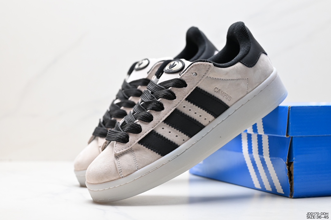 120 Adidas Originals Campus 00s 学院系列 面包风经典复古低帮百搭休闲运动板鞋 HQ8711