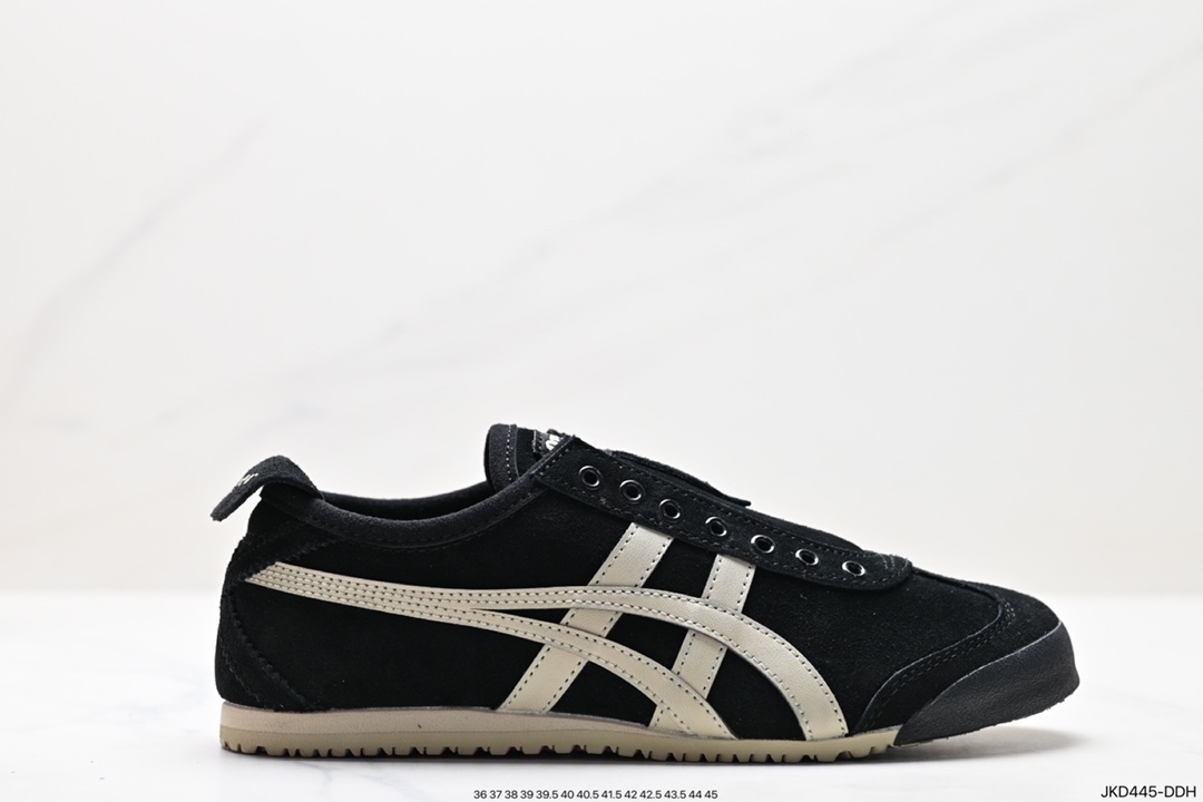 160 日产经典老牌-鬼塚虎Onitsuka Tiger Mexico 66经典墨西哥系列复古经典百搭休闲皮革慢跑鞋 1183B782-001