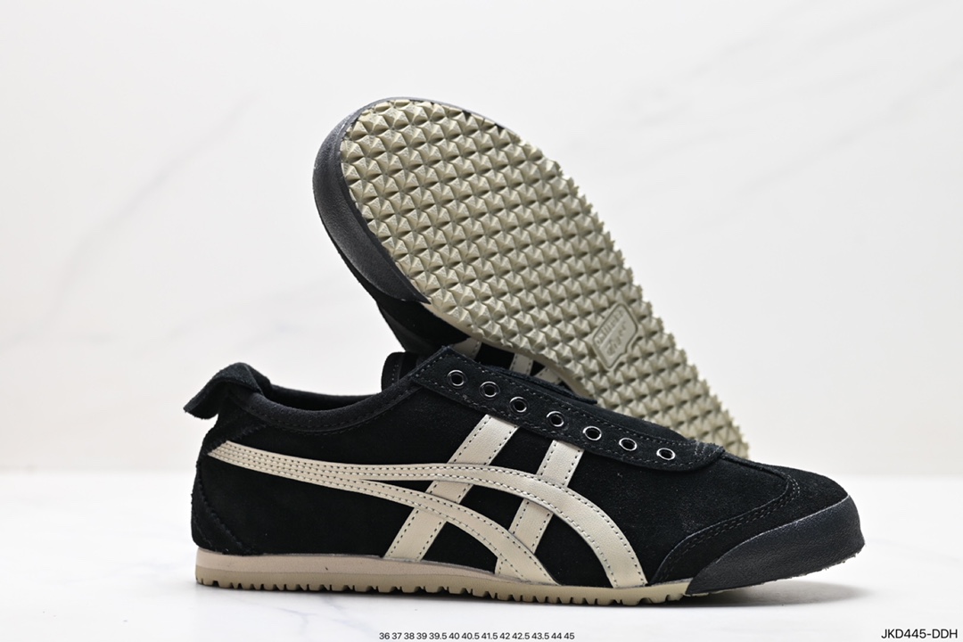 160 日产经典老牌-鬼塚虎Onitsuka Tiger Mexico 66经典墨西哥系列复古经典百搭休闲皮革慢跑鞋 1183B782-001