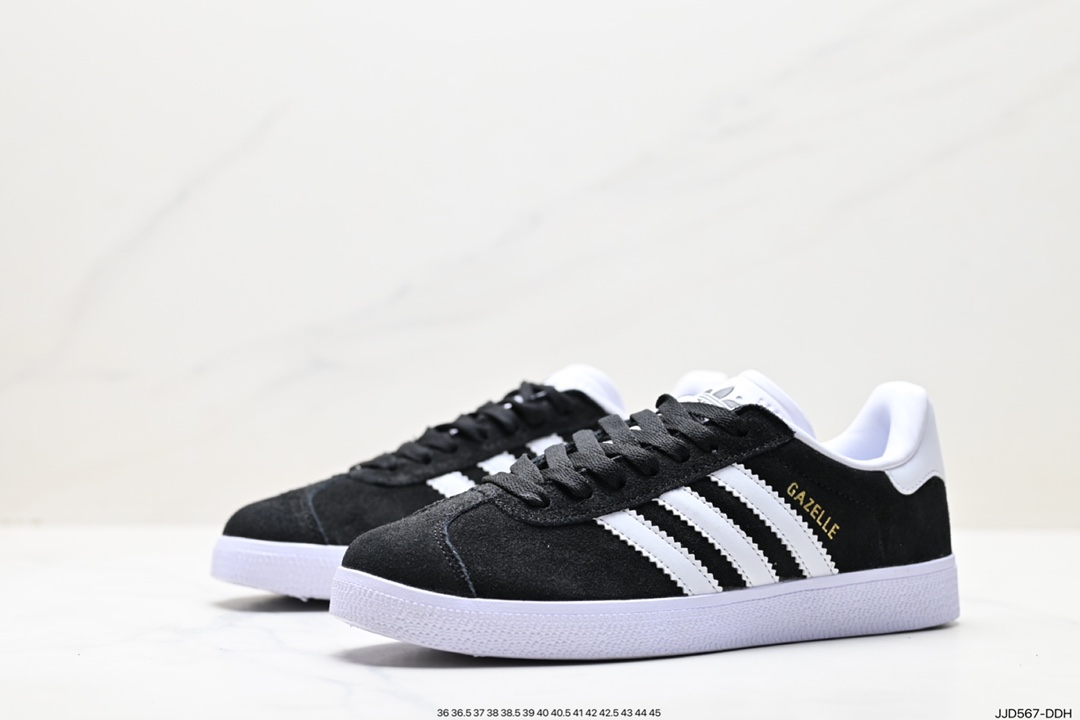 130 阿迪达斯Adidas Originals Gazelle Indoor 三叶草复古防滑耐磨低帮板鞋  BB5476