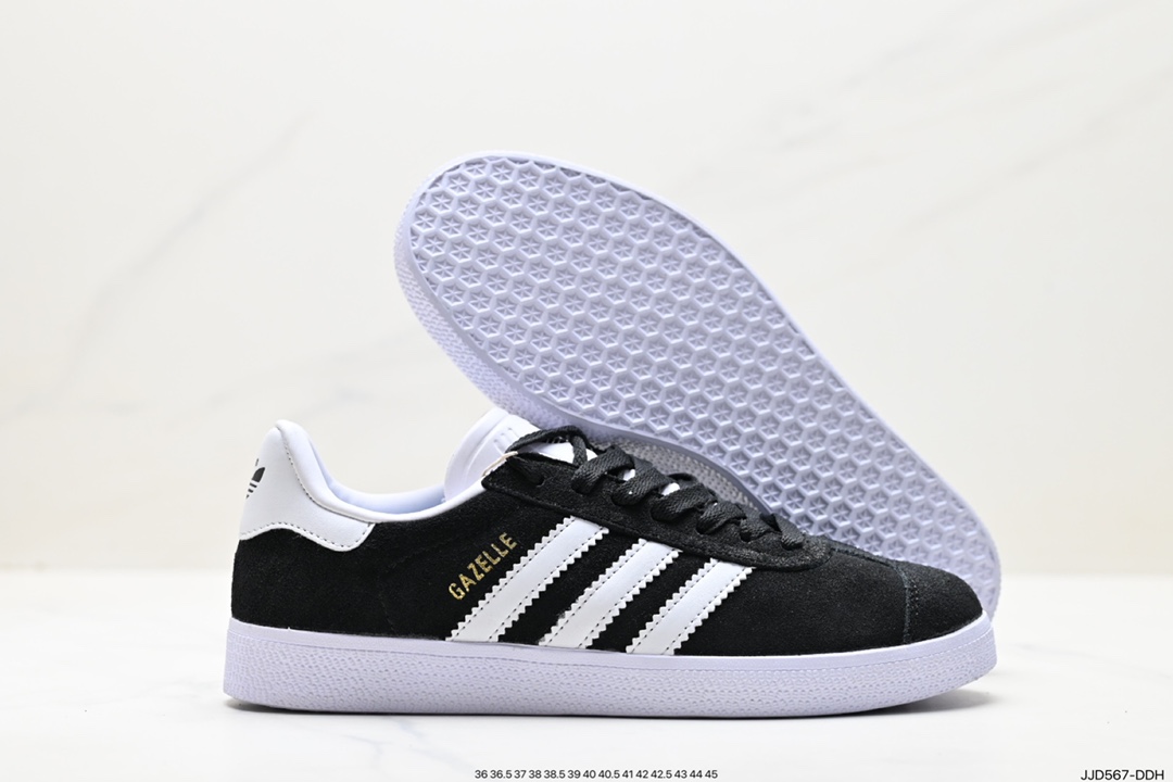 130 阿迪达斯Adidas Originals Gazelle Indoor 三叶草复古防滑耐磨低帮板鞋  BB5476