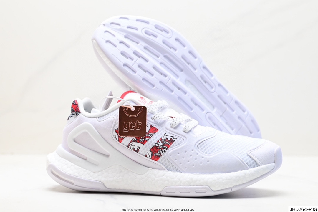 190 全新阿迪AD三叶草 Originals 2020 Day Jogger Boost 慢跑者系列高弹复古休闲运动跑鞋 FW5899