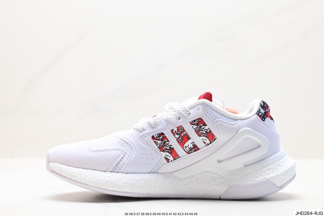 190 全新阿迪AD三叶草 Originals 2020 Day Jogger Boost 慢跑者系列高弹复古休闲运动跑鞋 FW5899