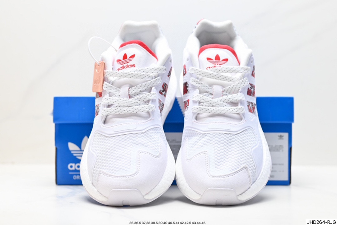 190 全新阿迪AD三叶草 Originals 2020 Day Jogger Boost 慢跑者系列高弹复古休闲运动跑鞋 FW5899