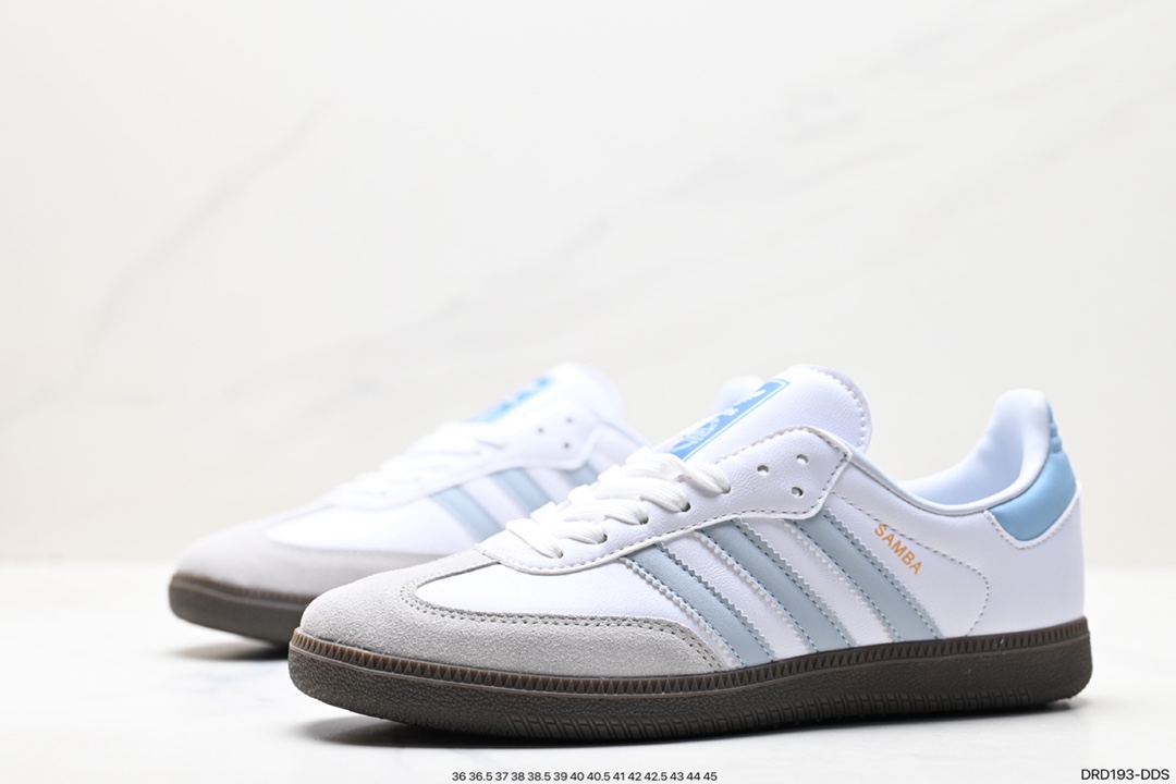 110 阿迪达斯三叶草Adidas Originals Samba Vegan OG”SPD“桑巴舞板鞋 ID2055