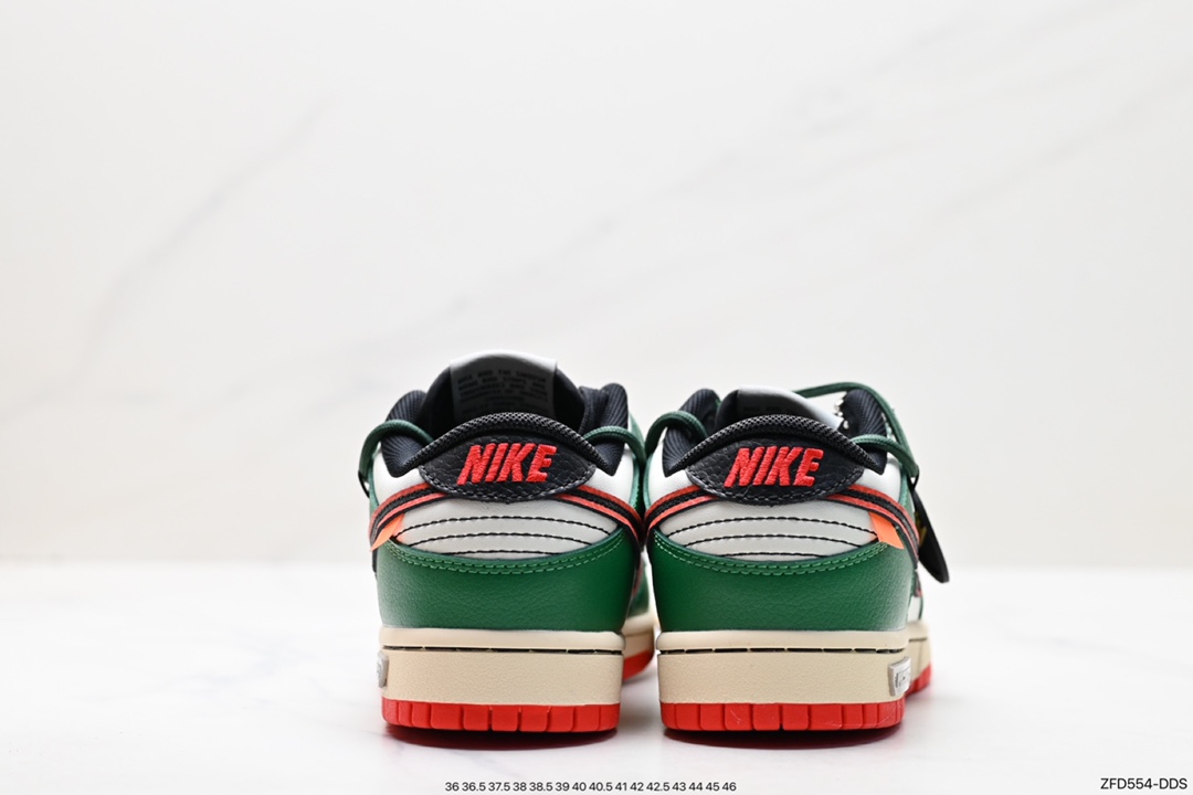 280 Nike  SB Dunk Low”Green/Beige“绑绳解构风 系列低帮休闲运动滑板板鞋 DD3363-100