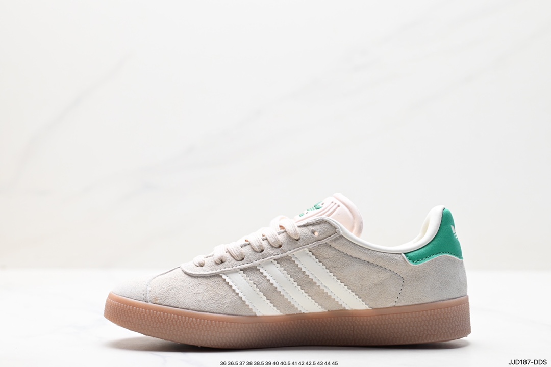 130 阿迪达斯Adidas Originals Gazelle Indoor 三叶草复古防滑耐磨低帮板鞋 HQ8717