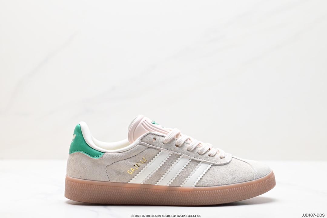 130 阿迪达斯Adidas Originals Gazelle Indoor 三叶草复古防滑耐磨低帮板鞋 HQ8717