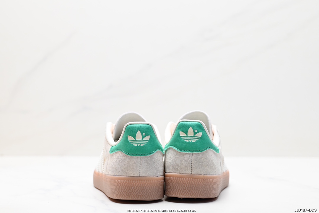 130 阿迪达斯Adidas Originals Gazelle Indoor 三叶草复古防滑耐磨低帮板鞋 HQ8717