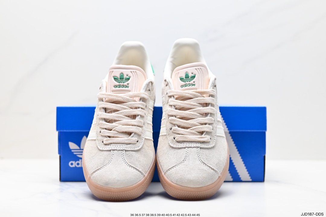 130 阿迪达斯Adidas Originals Gazelle Indoor 三叶草复古防滑耐磨低帮板鞋 HQ8717