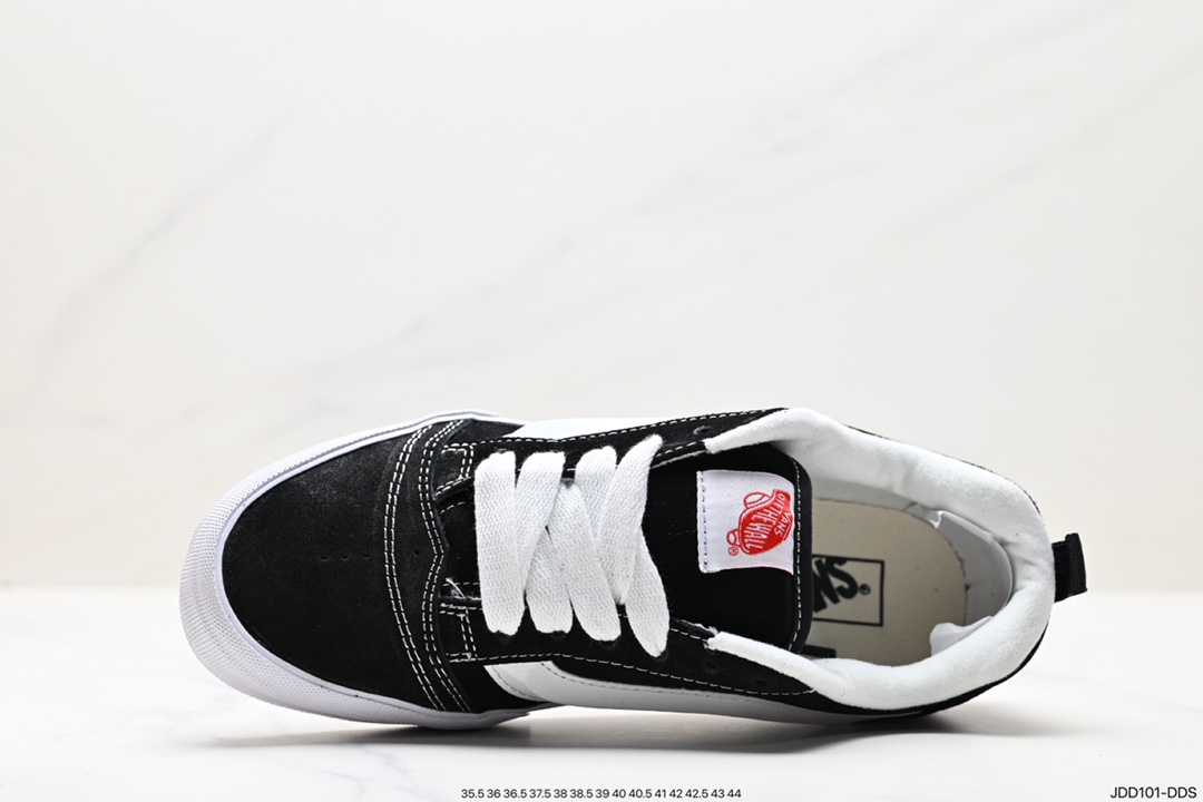 120 万斯Vans Old Skool Platform 黑武士 范斯官方 轻便耐磨舒适厚底休闲帆布鞋