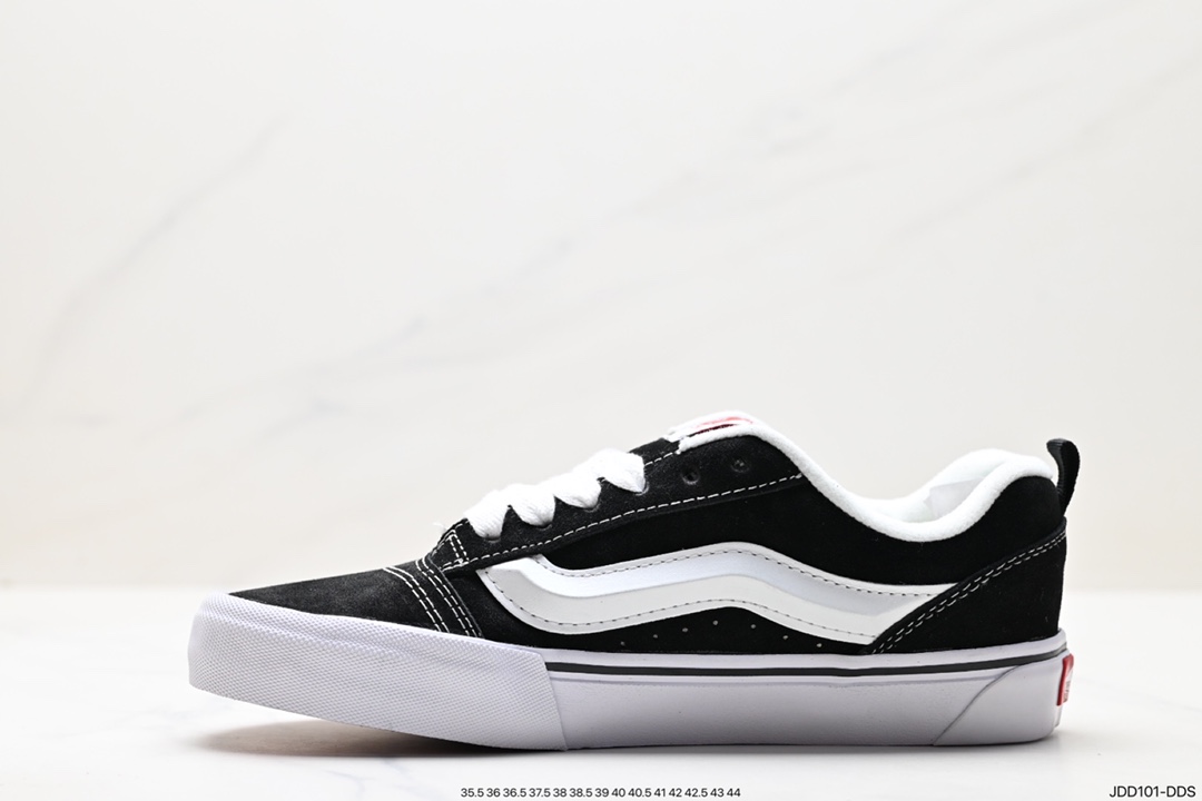 120 万斯Vans Old Skool Platform 黑武士 范斯官方 轻便耐磨舒适厚底休闲帆布鞋