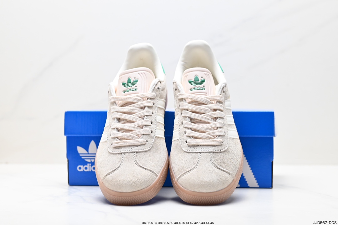 130 阿迪达斯Adidas Originals Gazelle Indoor 三叶草复古防滑耐磨低帮板鞋 HQ8717