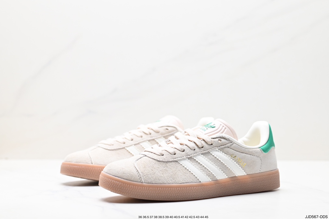 130 阿迪达斯Adidas Originals Gazelle Indoor 三叶草复古防滑耐磨低帮板鞋 HQ8717