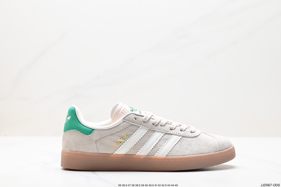 130 阿迪达斯Adidas Originals Gazelle Indoor 三叶草复古防滑耐磨低帮板鞋 HQ8717