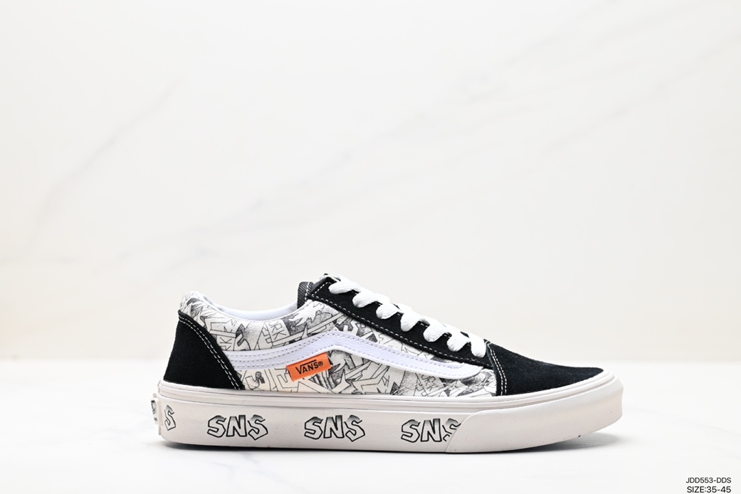 120 万斯Vans Old Skool Platform 黑武士 范斯官方帆布鞋