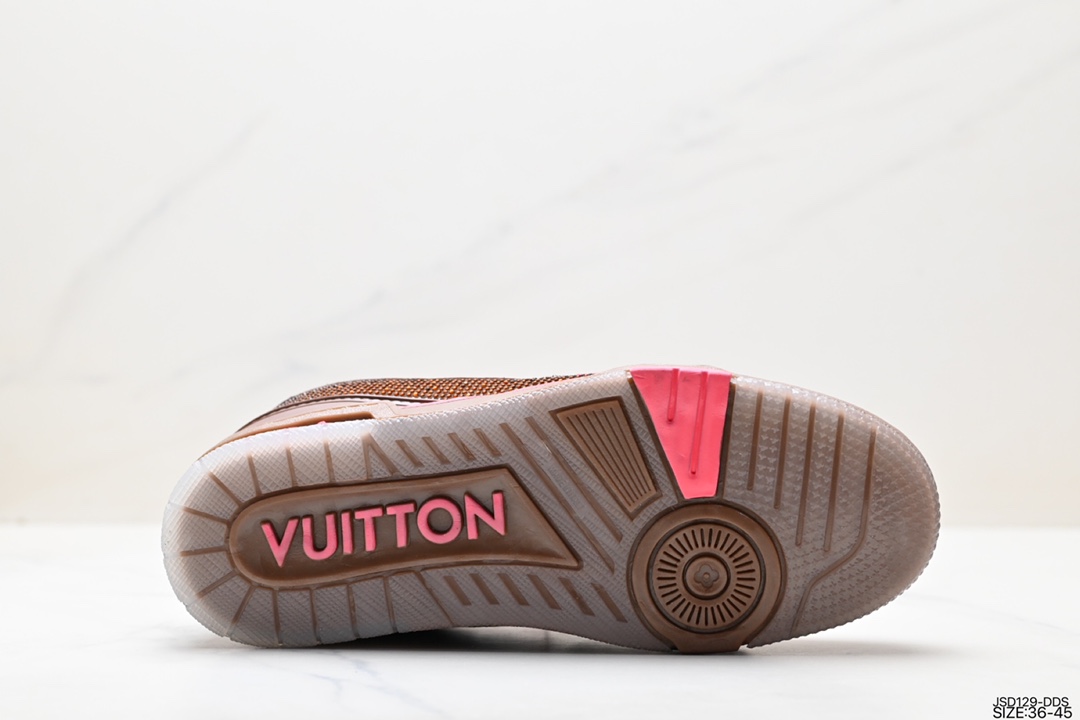 200 LV路易威登Louis Vuitton Trainer Sneaker Low休闲运动文化百搭板鞋