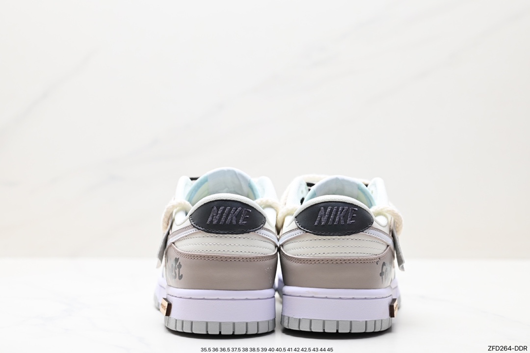 280 Nike  SB Dunk Low”Green/Beige“绑绳解构风板鞋 DV0831-101