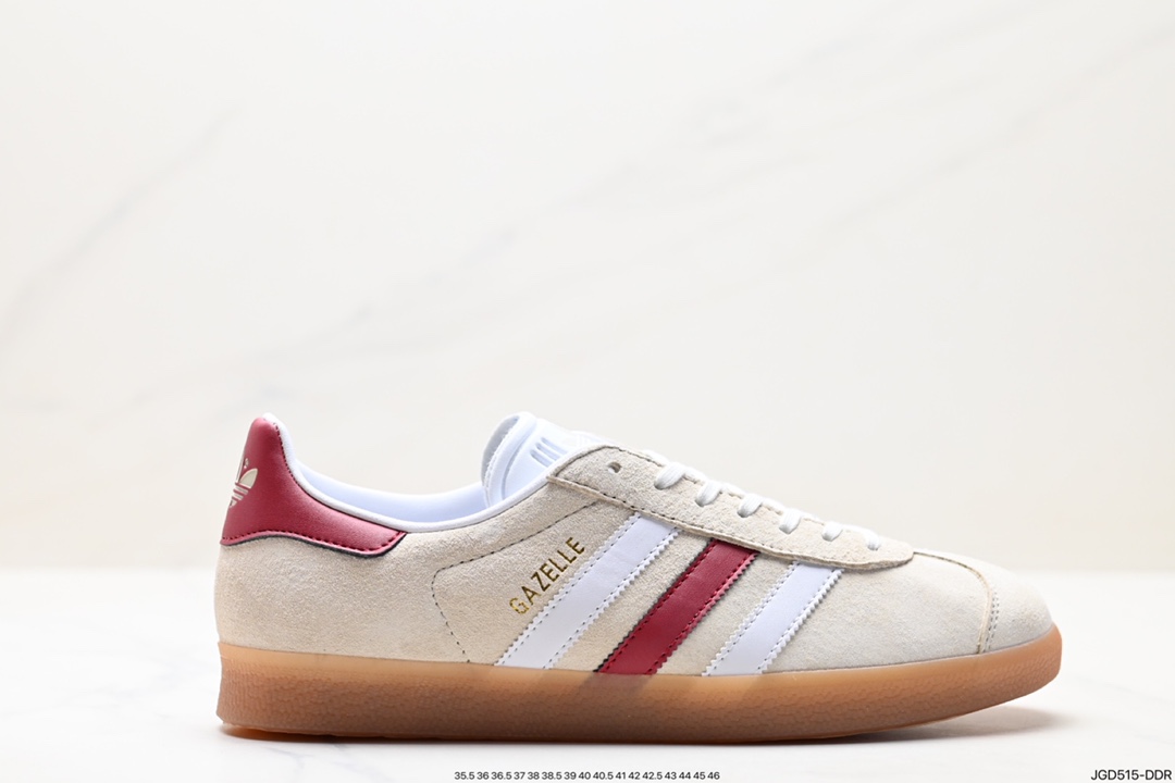 180 阿迪达斯Adidas Originals Gazelle Indoor 三叶草复古防滑耐磨低帮板鞋 HQ8717