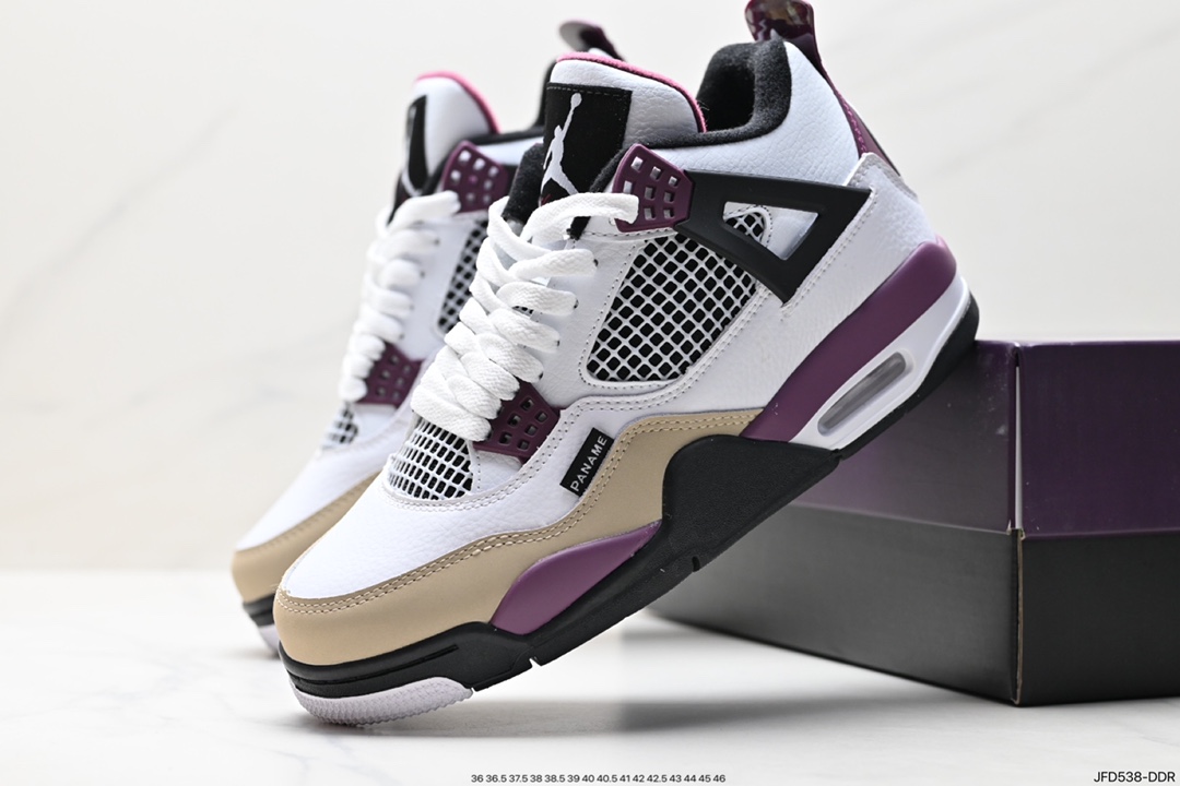 170 耐克Nike Wmns Air Jordan 4 Retro GS"Linen"迈克尔·乔丹AJ4代中帮复古休闲运动文化篮球鞋“白卡其”DR5415-116