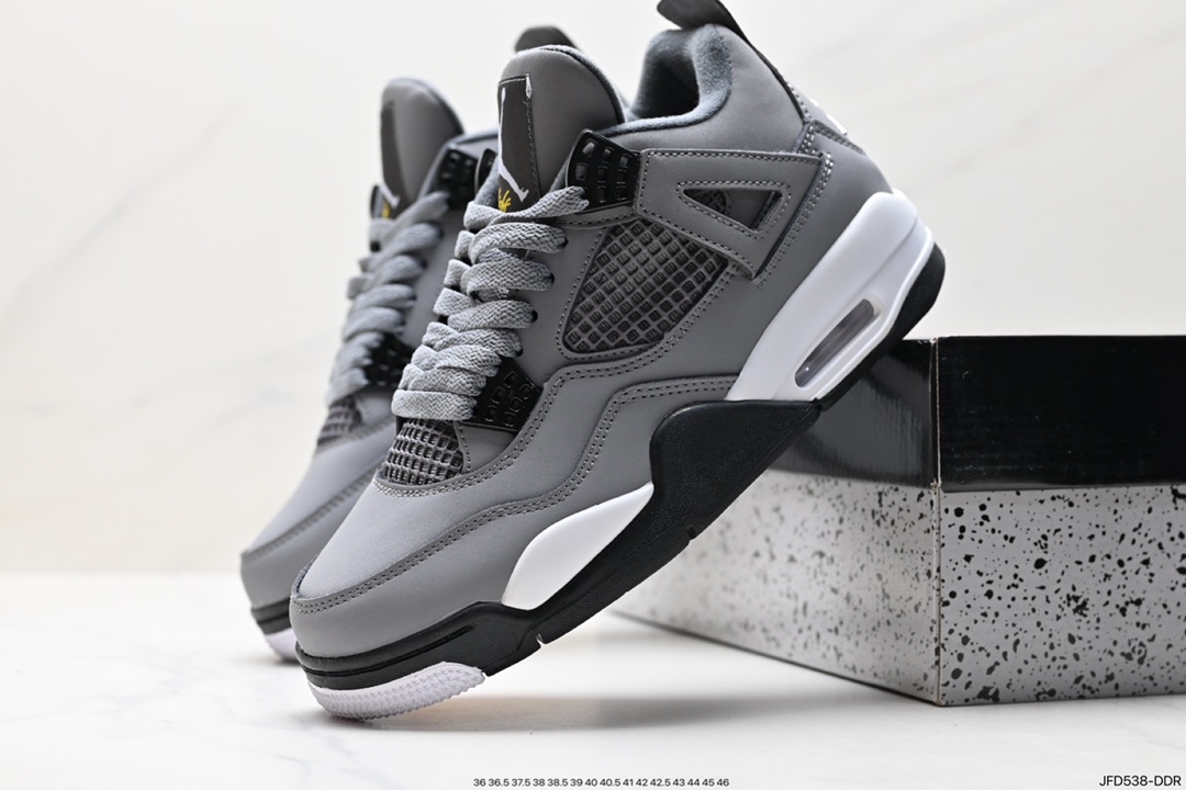 170 耐克Nike Wmns Air Jordan 4 Retro GS"Linen"迈克尔·乔丹AJ4代中帮复古休闲运动文化篮球鞋“白卡其”DR5415-116