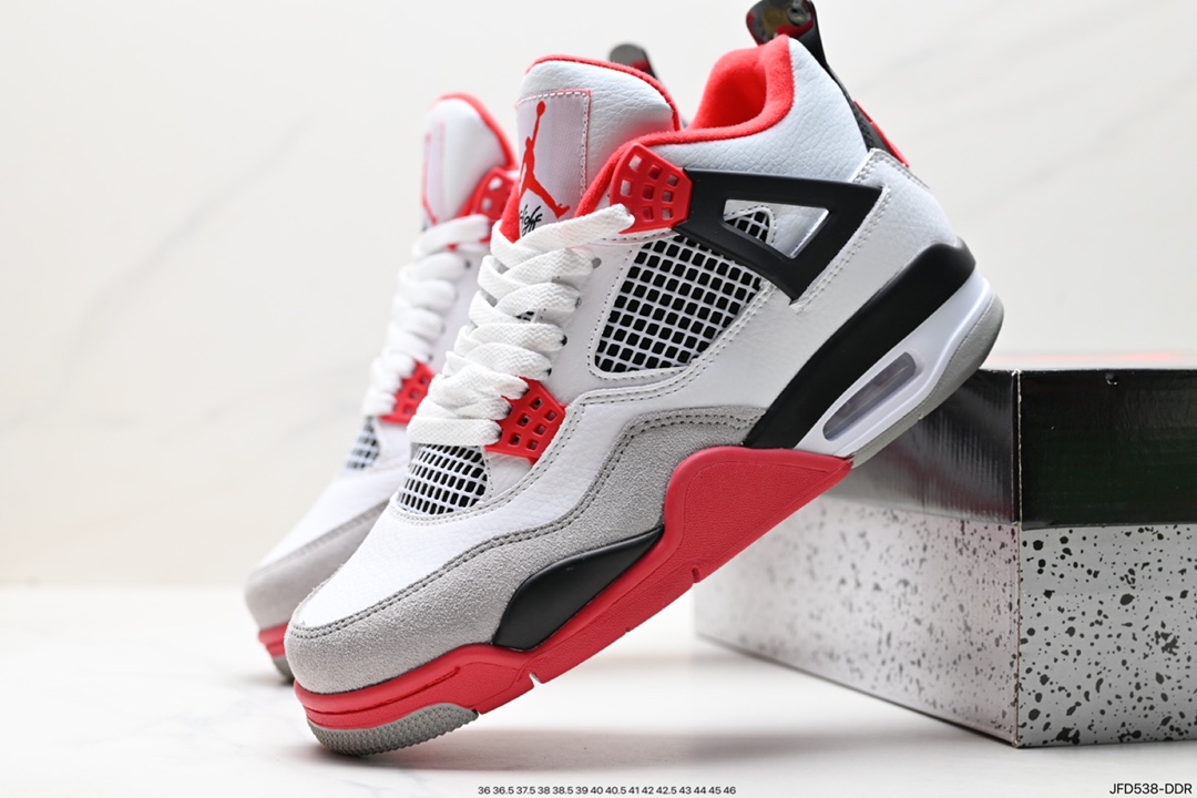 170 耐克Nike Wmns Air Jordan 4 Retro GS”Linen”迈克尔·乔丹AJ4代中帮复古休闲运动文化篮球鞋“白卡其”DR5415-116