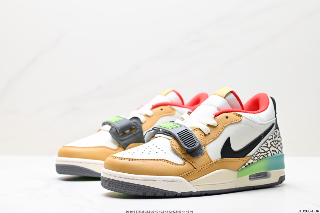 160 耐克Nike Air Jordan Legacy 312 Low”White/Pine Green“乔丹篮球鞋 DZ2763-101