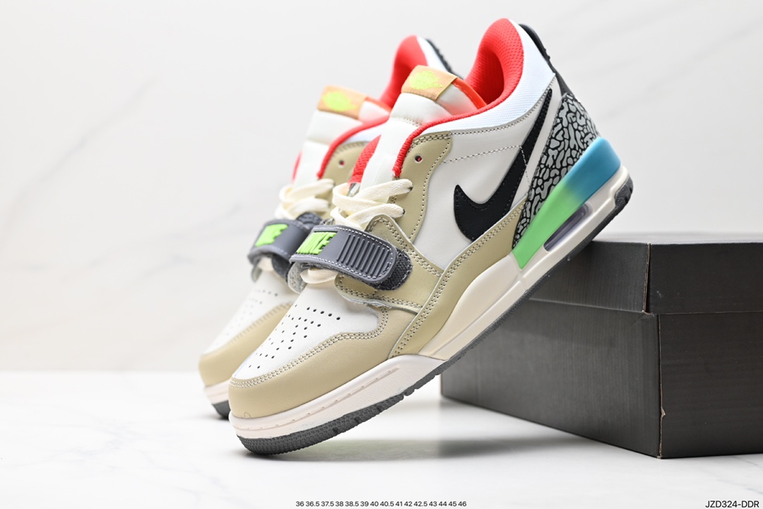 140 耐克Nike Air Jordan Legacy 312 Low”White/Pine Green“乔丹篮球鞋 FN3407-161