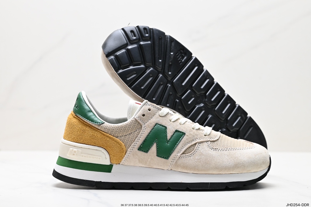 190 NB新百伦New Balance Made in USA 990V1高端美产系列低帮慢跑鞋“做旧长毛联名款” M990GG1