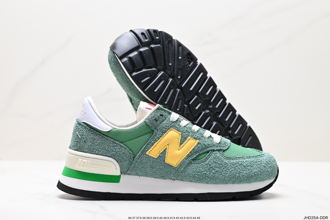 190 NB新百伦New Balance Made in USA 990V1高端美产系列低帮慢跑鞋“做旧长毛联名款” M990GG1