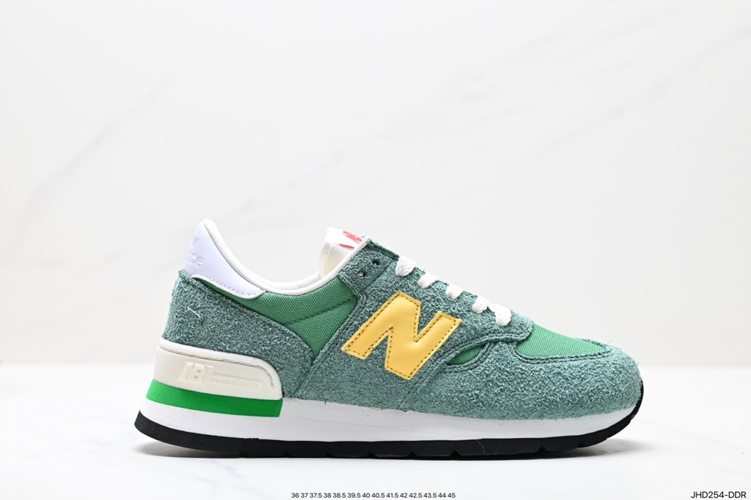 190 NB新百伦New Balance Made in USA 990V1高端美产系列低帮慢跑鞋“做旧长毛联名款” M990GG1