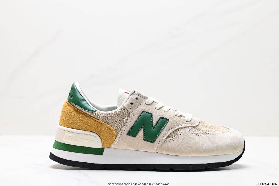 190 NB新百伦New Balance Made in USA 990V1高端美产系列低帮慢跑鞋“做旧长毛联名款” M990GG1