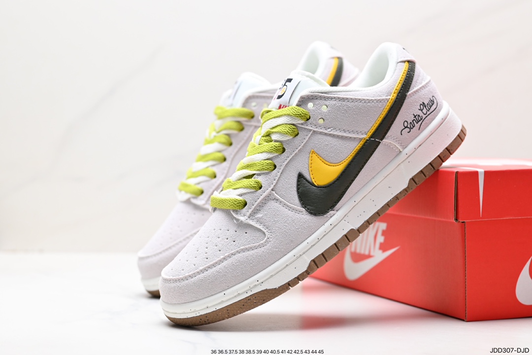 120 耐克Nike SB Dunk Low Pro 复古低帮 头层皮 休闲运动滑板板鞋 DD9457-100