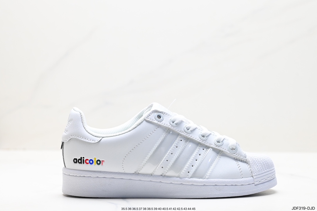 125 阿迪达斯Adidas三叶草 Originals Superstar Pride RM贝壳头板鞋 C77124