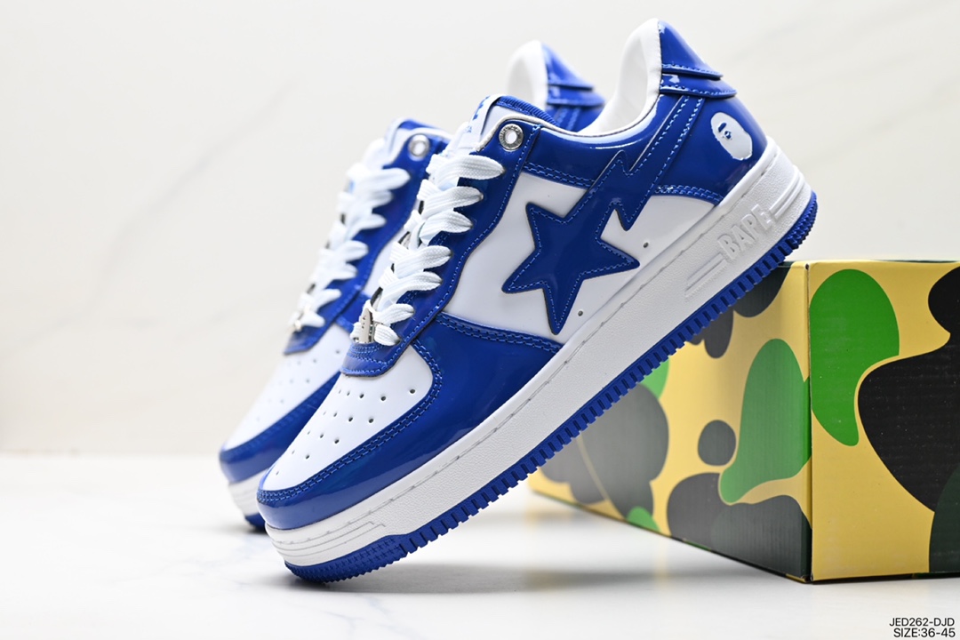 Japanese Harajuku fashion brand A Bathing Ape BAPE Sk8 Sta Low SK8 series low-top