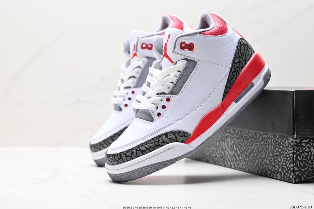 180 Air Jordan 3 Retro ”Hide and Sneak“ 白灰棕 DA3595-100