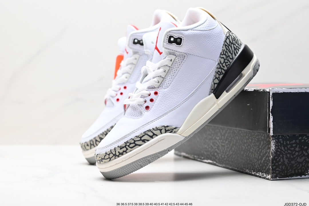 180 Air Jordan 3 Retro ”Hide and Sneak“ 白灰棕 DA3595-100