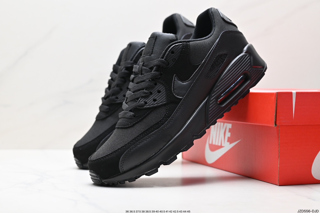 140 耐克Nike Air Max 90 经典复古小气垫缓震跑鞋 537384-090