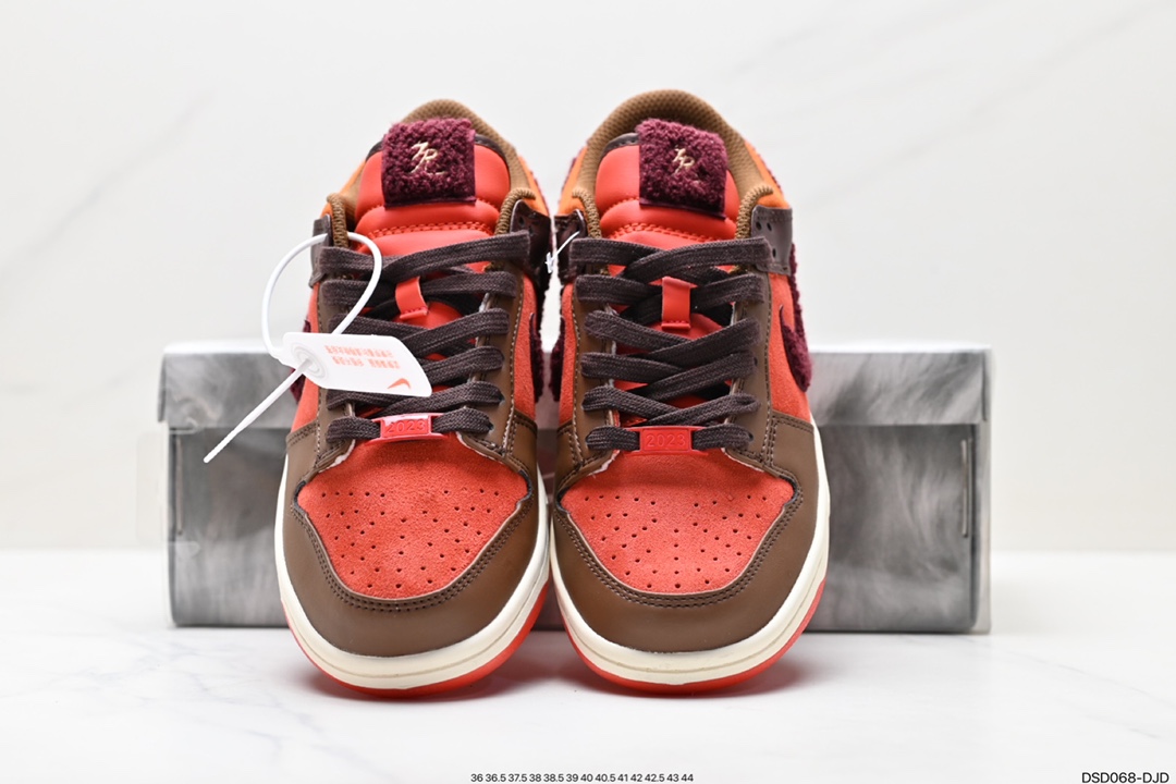 100 耐克Nike SB Dunk Low”Year of the Rabbit“扣篮系列板鞋“浅棕米白穗兔”FD4203-161