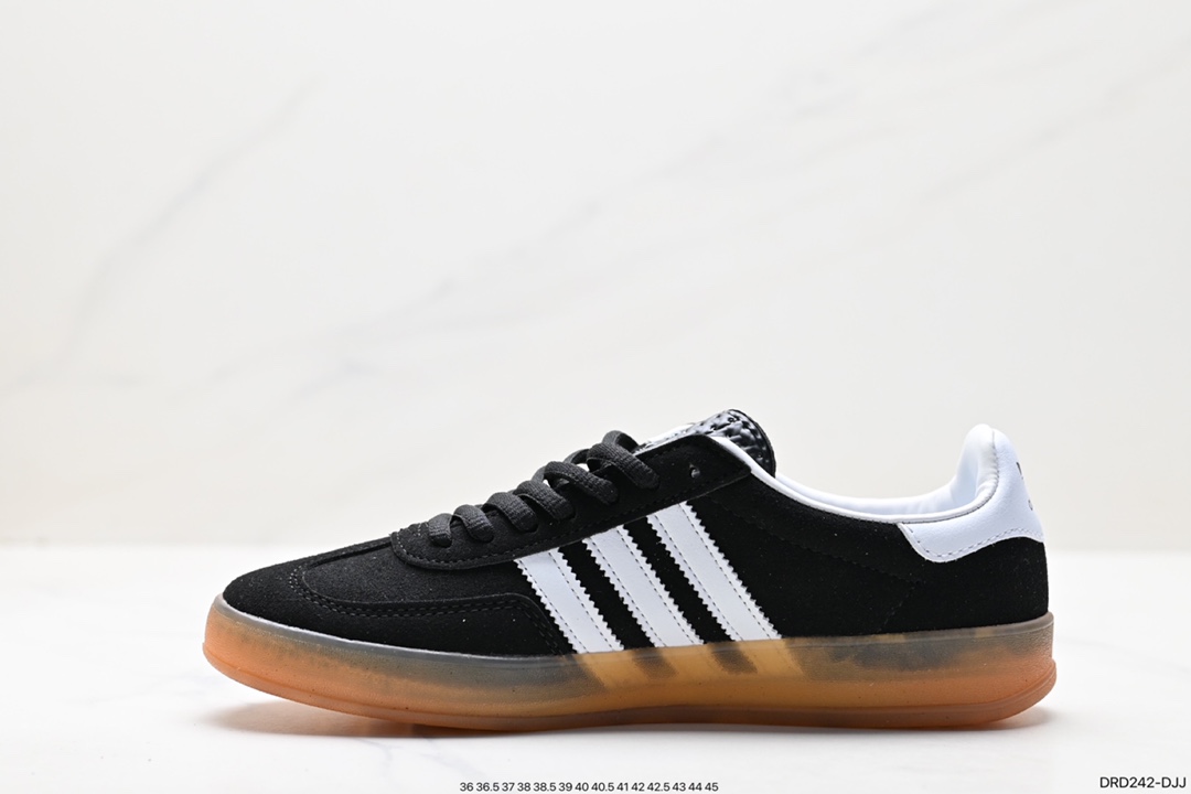 110 阿迪达斯Adidas Originals Gazelle Indoor 三叶草复古防滑耐磨低帮板鞋 H06259