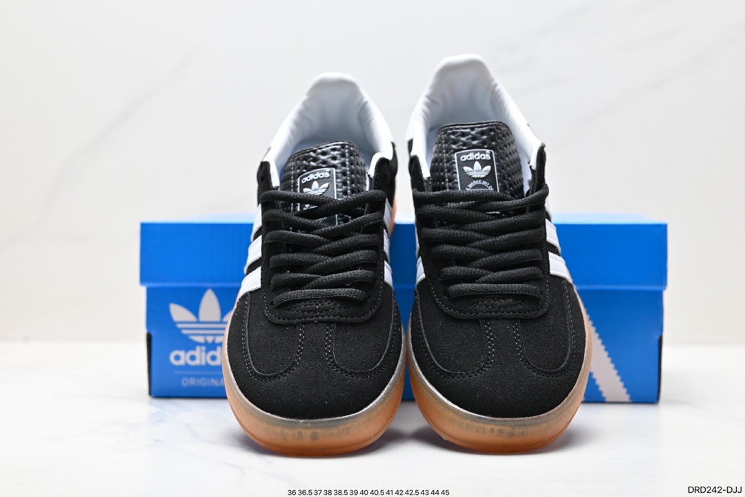 110 阿迪达斯Adidas Originals Gazelle Indoor 三叶草复古防滑耐磨低帮板鞋 H06259