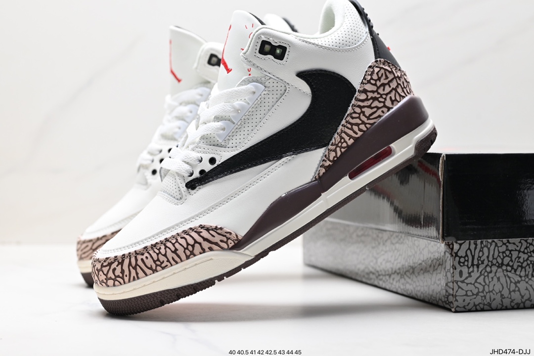 190 Air Jordan 3 Retro ”Hide and Sneak“ 白灰棕 AJ3 DA3595-009