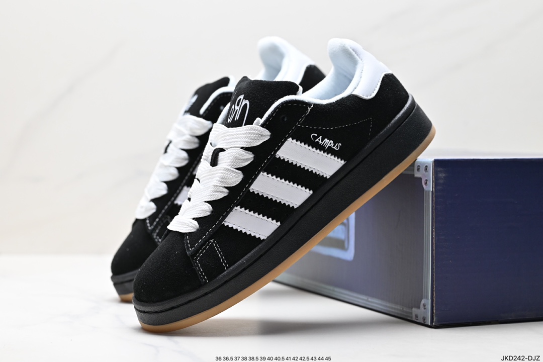 160 Adidas Originals Campus 00s 学院系列 面包风经典复古低帮百搭休闲运动板鞋 HQ8708