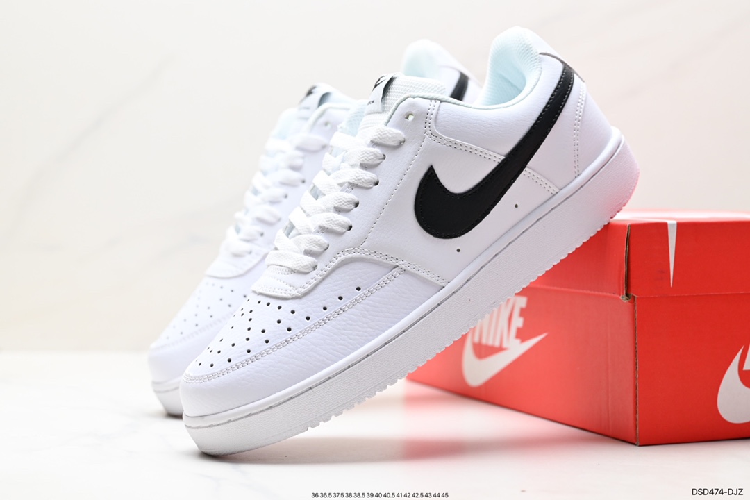 100 Nike Court Vision Low 白黑 受1980年代中期趋势的启发 CD5463-100