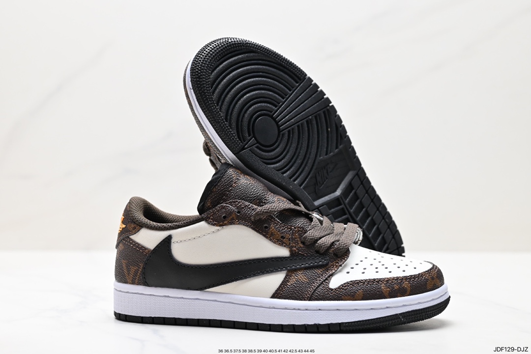 125 AJ1倒勾Travis Scott x Air Jordan 1 ” Reverse Mocha “ AJ1乔1 篮球鞋 CZ0790-005