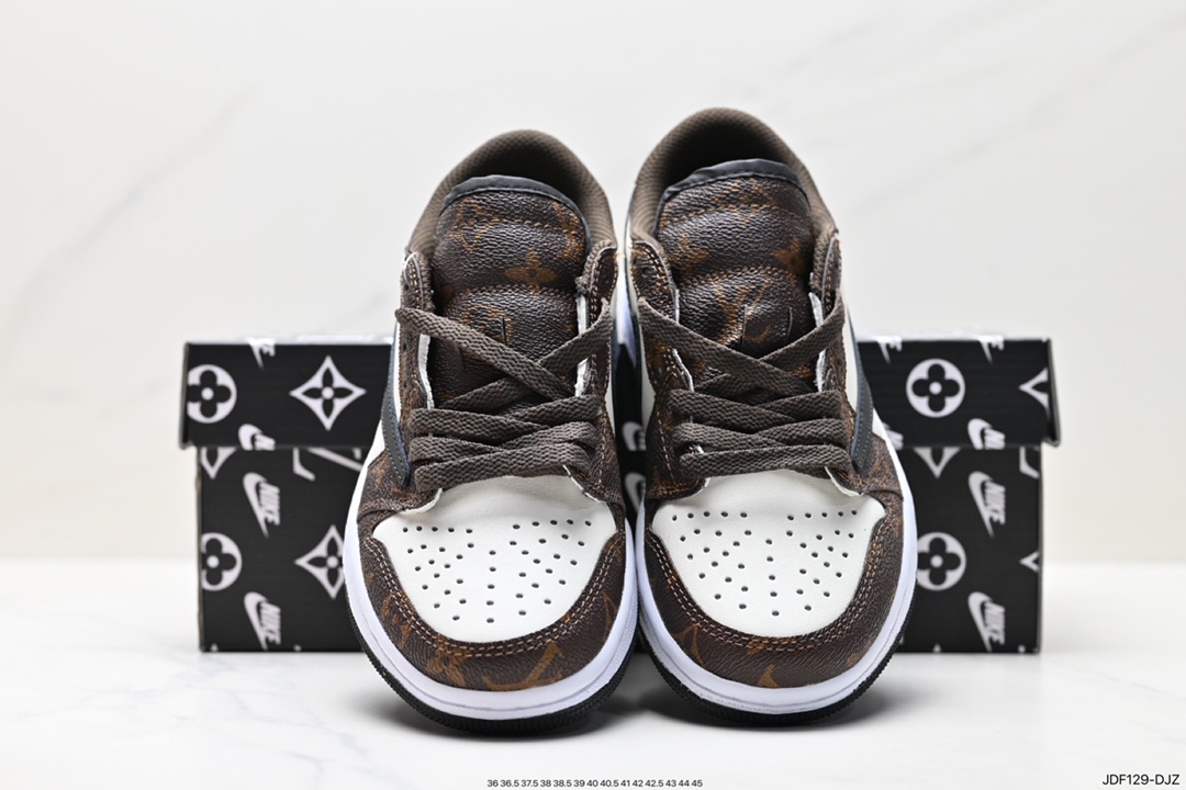 125 AJ1倒勾Travis Scott x Air Jordan 1 ” Reverse Mocha “ AJ1乔1 篮球鞋 CZ0790-005